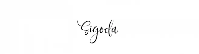 Sigoda  Frei Schriftart Herunterladen