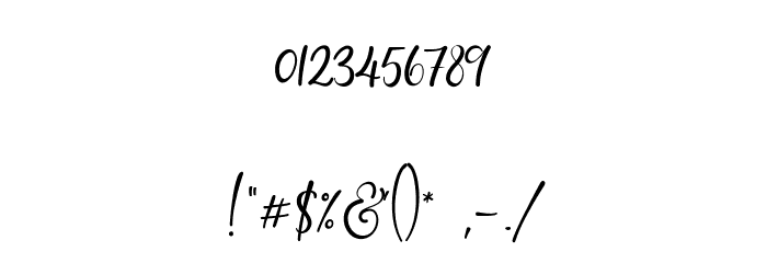 Sigoda Font OTHER CHARS