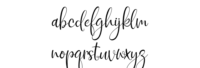 Sigoda Font LOWERCASE