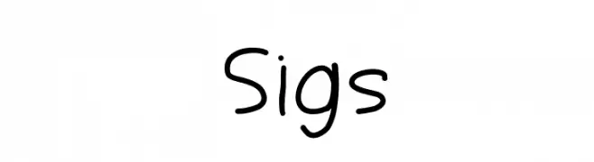 Sigs  Free Fonts Download