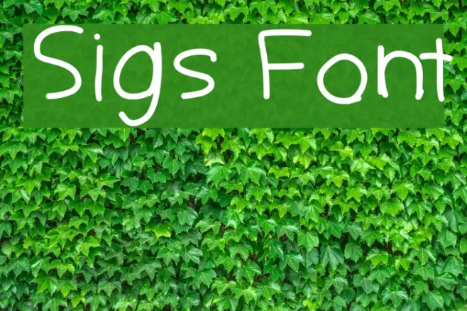 Sigs Example 1