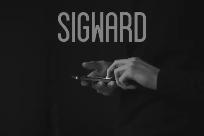 Sigward फ़ॉन्ट examples