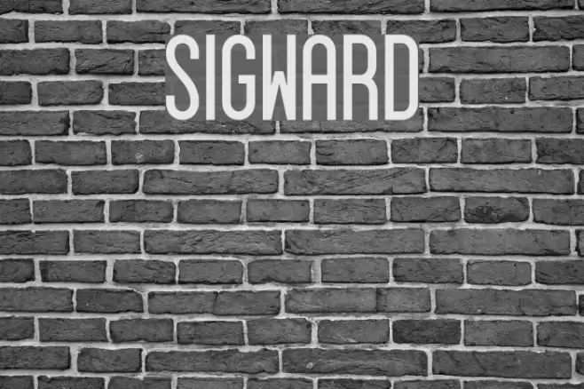 Sigward फ़ॉन्ट examples