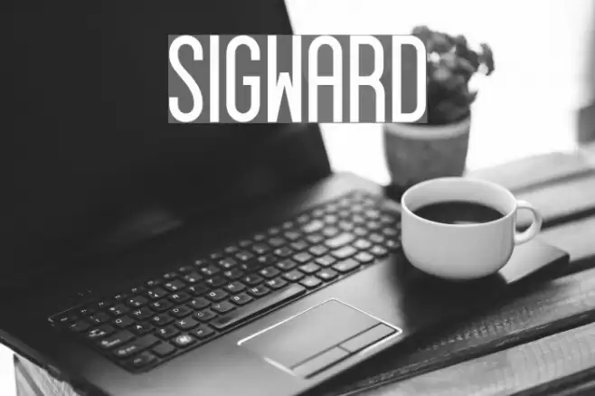 Sigward फ़ॉन्ट examples