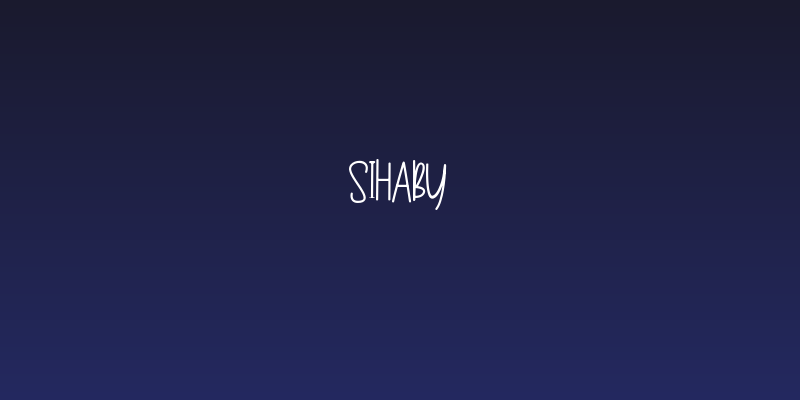 Sihaby Social Header