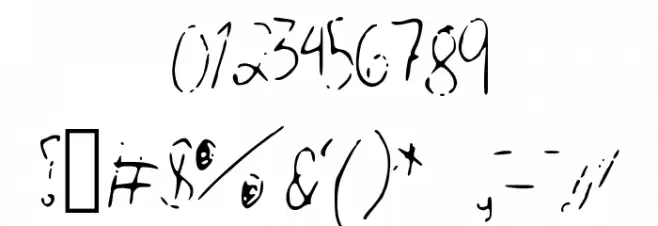 Siiisons Font OTHER CHARS