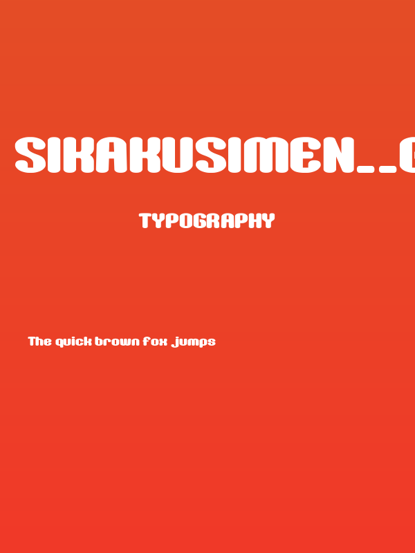 Sikakusimen__G Poster