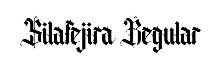 Silafejira Regular  Frei Schriftart Herunterladen