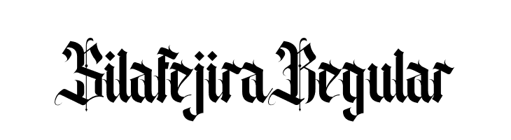 Silafejira Regular  Descarca Fonturi Gratis
