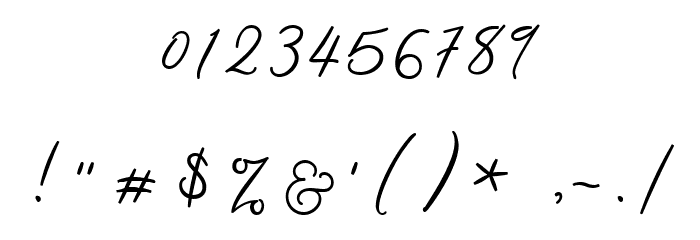 Silagus Free Font OTHER CHARS