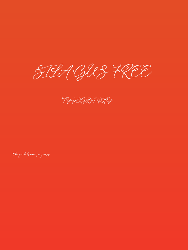 Silagus Free Poster