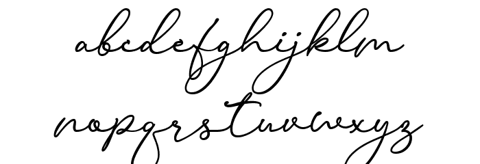 Silagus Free Font LOWERCASE