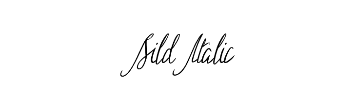 Sild Italic  لخطوط تنزيل
