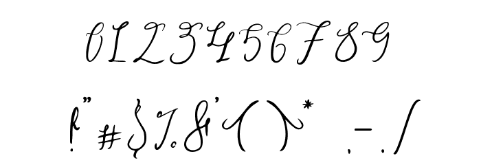 Sild regular Font OTHER CHARS