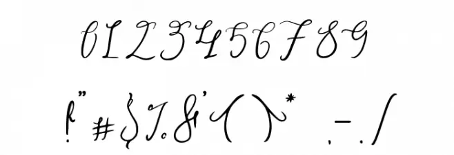 Sild regular Font OTHER CHARS