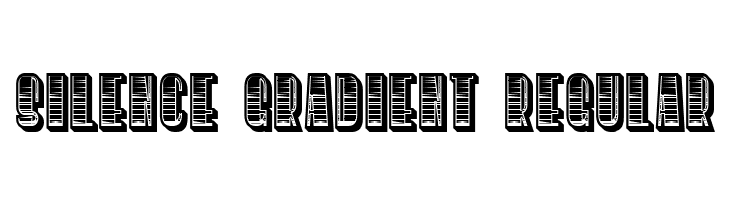 Silence Gradient Regular  नि: शुल्क फ़ॉन्ट्स डाउनलोड