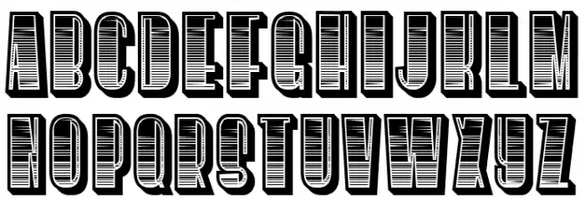 Silence Gradient Regular Font LOWERCASE