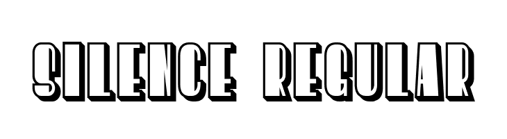 Silence Regular Шрифта