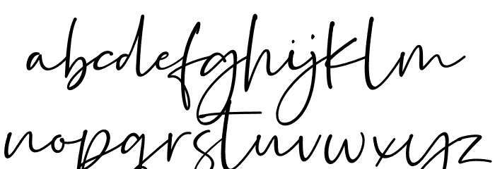 Silence Rocken Font LOWERCASE