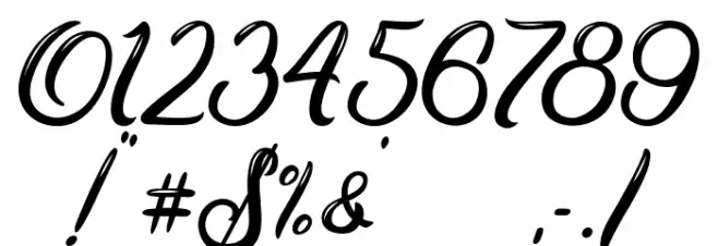 Silent Asia - Personal Use Font OTHER CHARS