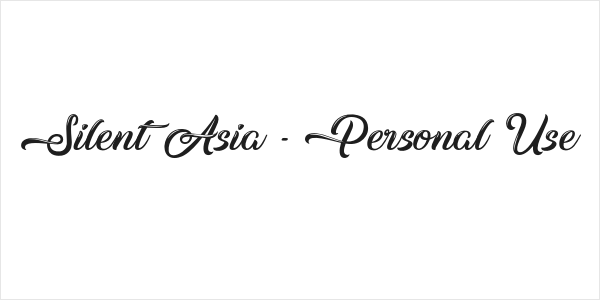 Silent Asia - Personal Use Logo