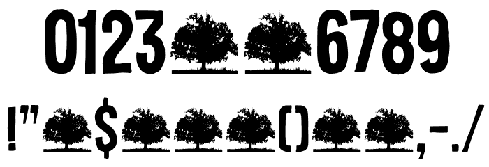 Silent Echo DEMO Regular Font OTHER CHARS