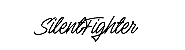 Silent Fighter  font caratteri gratis