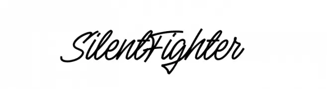 Silent Fighter  नि: शुल्क फ़ॉन्ट्स डाउनलोड