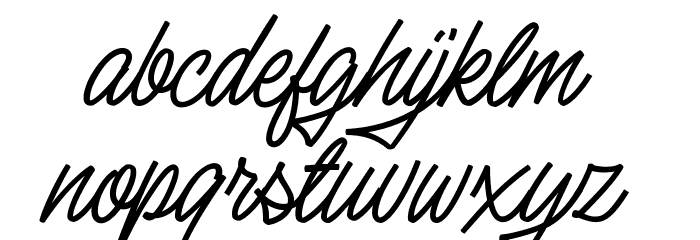 Silent Fighter Font LOWERCASE