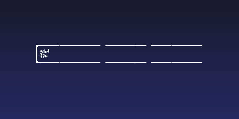 Silent Film Frame Social Header