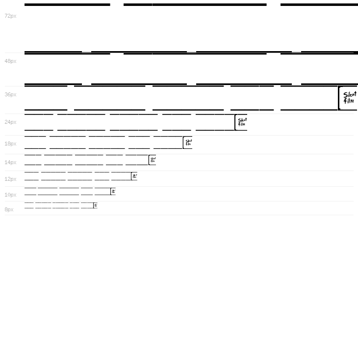 Silent Film Frame Waterfall