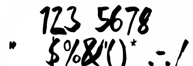 Silent Forest Font OTHER CHARS