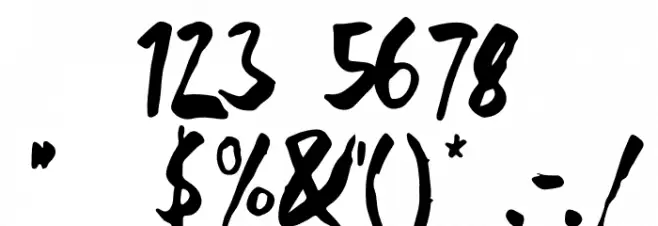 Silent Forest Font OTHER CHARS