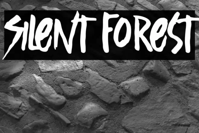 Silent Forest Font examples