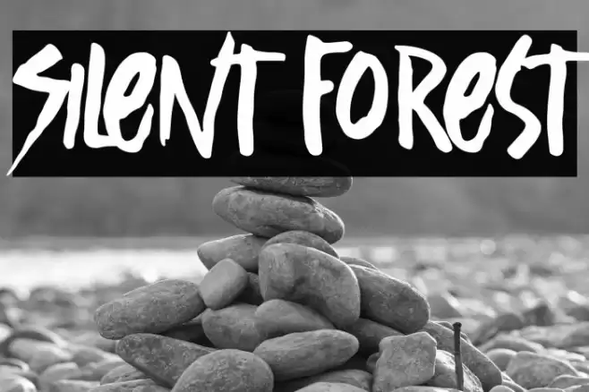 Silent Forest Font examples