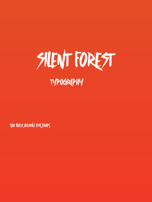 Silent Forest Poster
