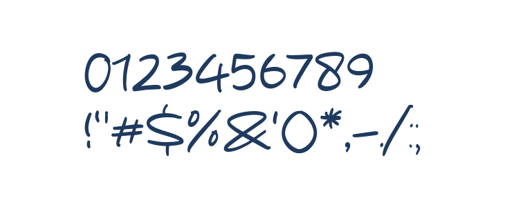 Silent Handwritting Other Characters