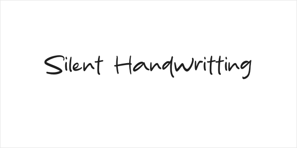 Silent Handwritting Logo