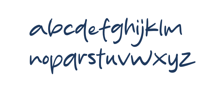 Silent Handwritting Lowercase