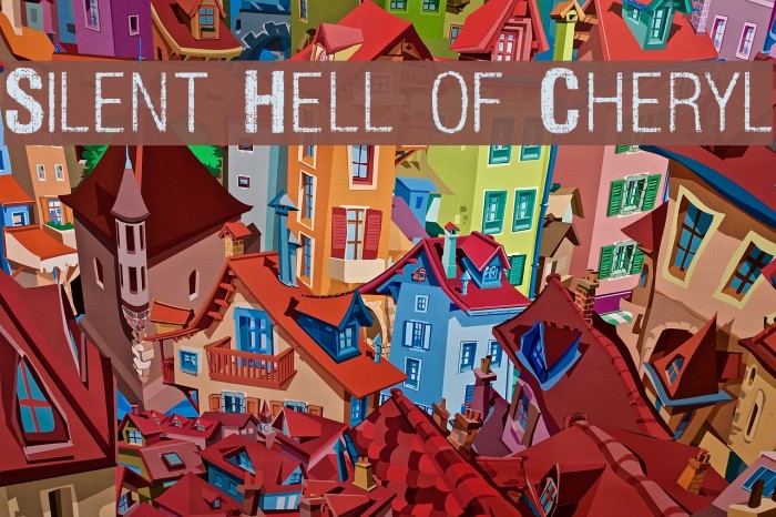Silent Hell of Cheryl Font examples