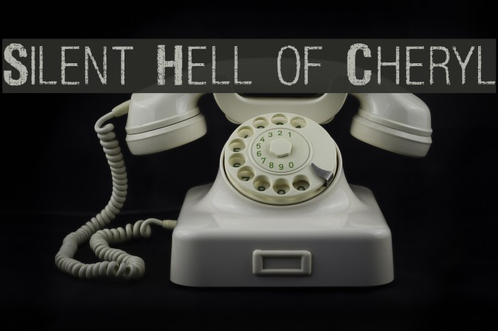 Silent Hell of Cheryl Font examples