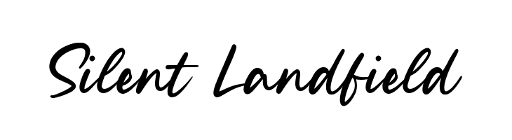 Silent Landfield  Frei Schriftart Herunterladen