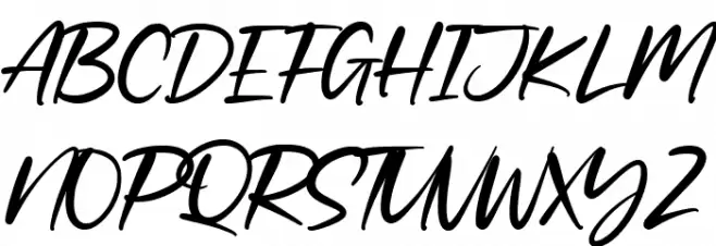 Silent Landfield Schriftart Groß