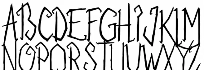 Silent Night Demo خط أحرف كبيرة