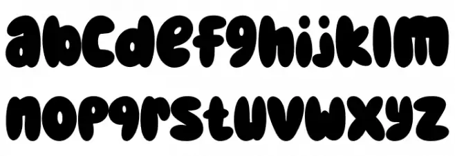 Silent Night फ़ॉन्ट लोअरकेस