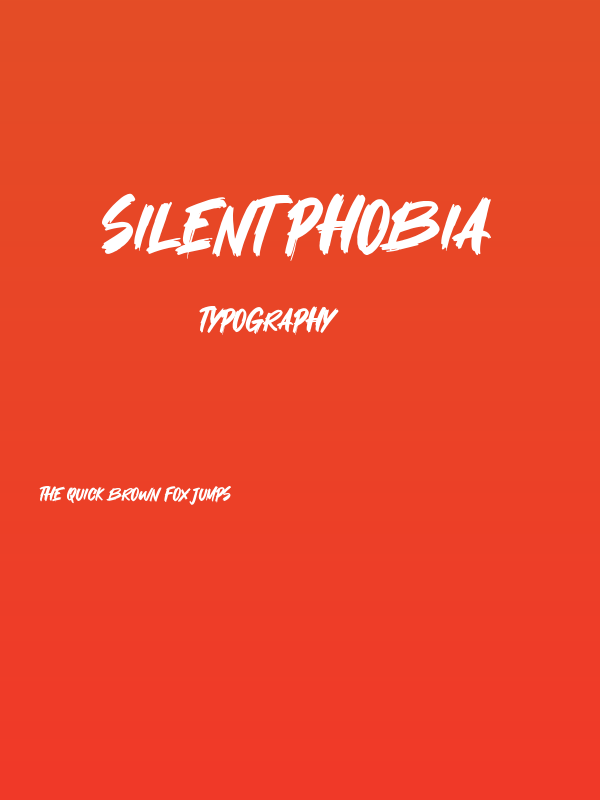 Silent Phobia Poster