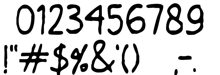 Silent Room Font OTHER CHARS