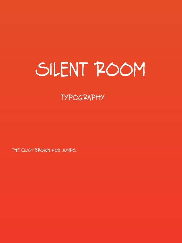 Silent Room Poster