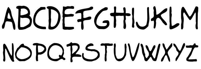 Silent Room Font LOWERCASE
