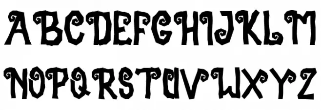 Silent Witch Fonte MAIÚSCULAS